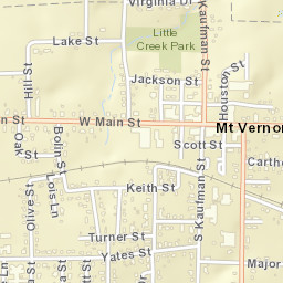 105 Kaufman Street Mount Vernon TX Street Map