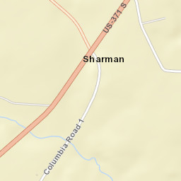 Sharman Arkansas Street Map