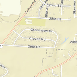 Greenview Alabama Street Map