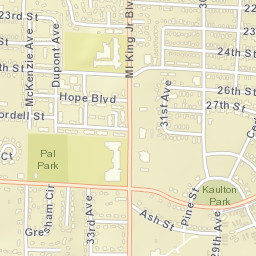 McKenzie Courts Alabama Street Map