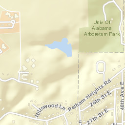 Hillswood Alabama Street Map