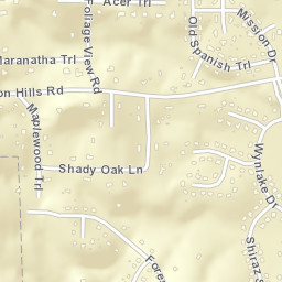 Mission Hills Alabama Street Map