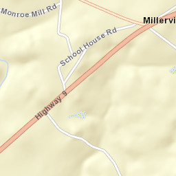 Millerville Alabama Street Map