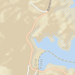 Coolidge Dam Arizona Street Map