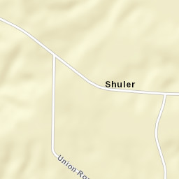 Shuler Arkansas Street Map