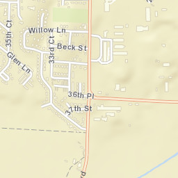 Fernridge Alabama Street Map