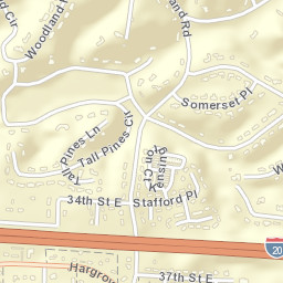 The Staffords Alabama Street Map