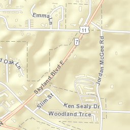 Banks Villa East Alabama Street Map