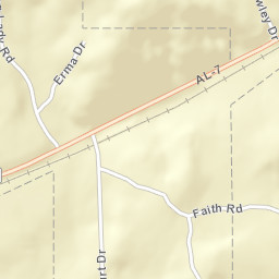 Dowdle Alabama Street Map