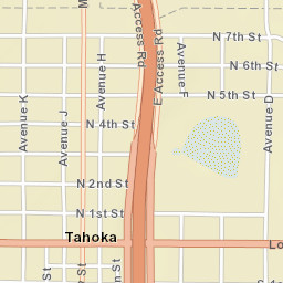 1122-1130 North 7th, Tahoka, TX 79373 Street Map