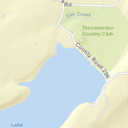 County Road 206, Throckmorton, TX Street Map