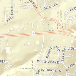 Eastover Alabama Street Map