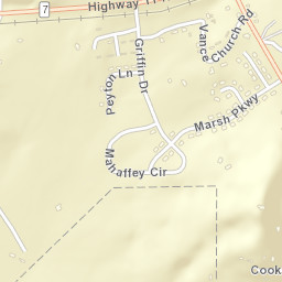 Vance Alabama Street Map