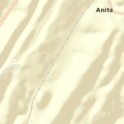 Anita Alabama Street Map