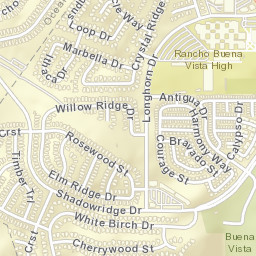 Ocean Hills California Street Map