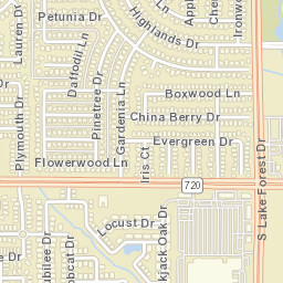 5605-5609 Stonemoss Drive McKinney TX Street Map
