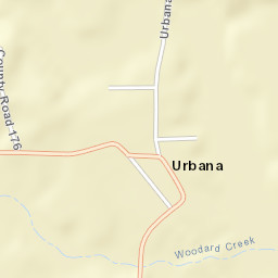 Urbana Arkansas Street Map