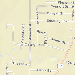 245 Etheridge Drive, Crossett, AR 71635 Street Map