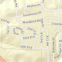 Sutton Place Alabama Street Map