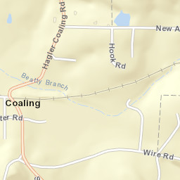 Coaling Alabama Street Map