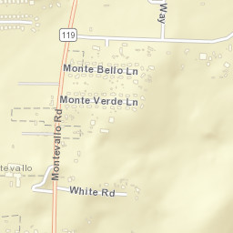 Monte Bello Alabama Street Map