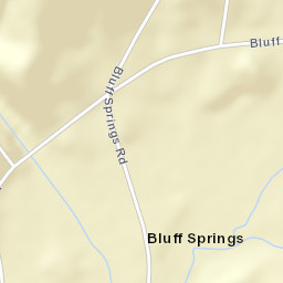 Bluff Springs Alabama Street Map