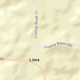 Lime Alabama Street Map