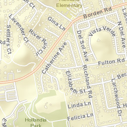 Richland California Street Map