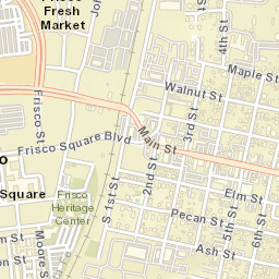 7001-7011 West Main Street, Frisco, TX  Street Map