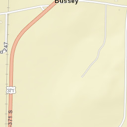 Bussey Arkansas Street Map