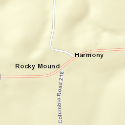 Harmony Arkansas Street Map