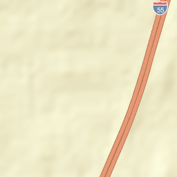 Interstate 55, Durant, MS 39063, USA Street Map