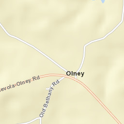 Olney Alabama Street Map