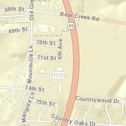 Taylorville Alabama Street Map