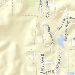 Huntland Alabama Street Map