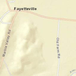 Fayetteville Alabama Street Map
