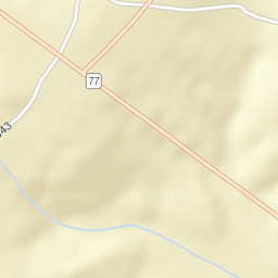 Almond Alabama Street Map