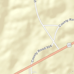 Peavy Alabama Street Map
