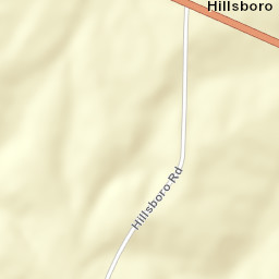 Hillsboro Arkansas Street Map