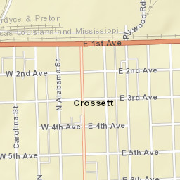 101-199 Highway 133, Crossett, AR 71635 Street Map
