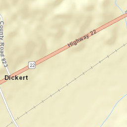 Dickert Alabama Street Map