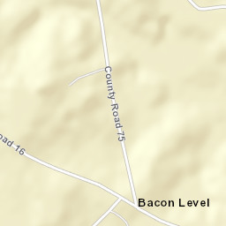 Bacon Level Alabama Street Map