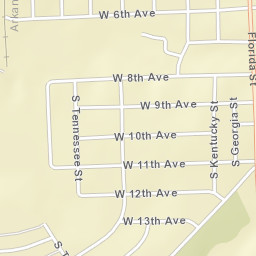 Oakhurst Addition Arkansas Street Map