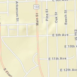 Crossett Arkansas Street Map