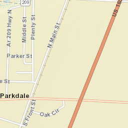 Parkdale Arkansas Street Map