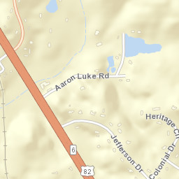 Monticello Estates Alabama Street Map