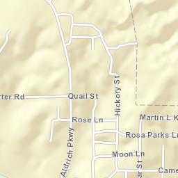 McGrawtown Alabama Street Map