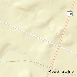 Kewahatchie Alabama Street Map