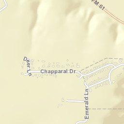100-134 Chaparral Drive Graham TX Street Map
