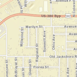 201-299 Tennessee St, Graham, TX 76450, USA Street Map